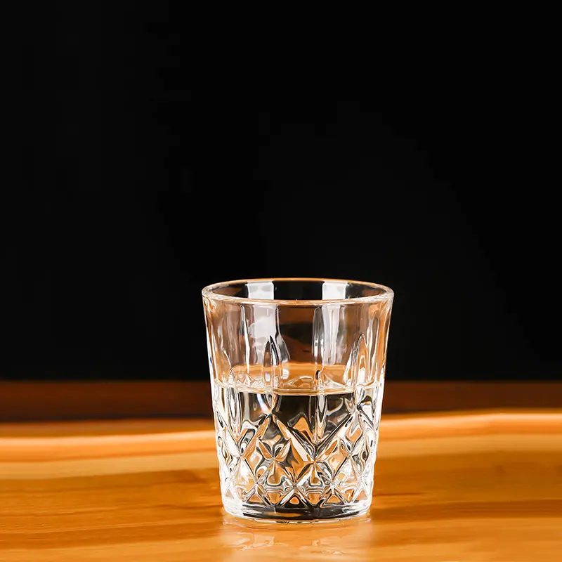 50ml/250ml Elegant Whiskey Cocktail Glasses Luxury Baijiu Cup Sets Foreign Wine Cup Household Transparent Liquor Goblet Gifts
