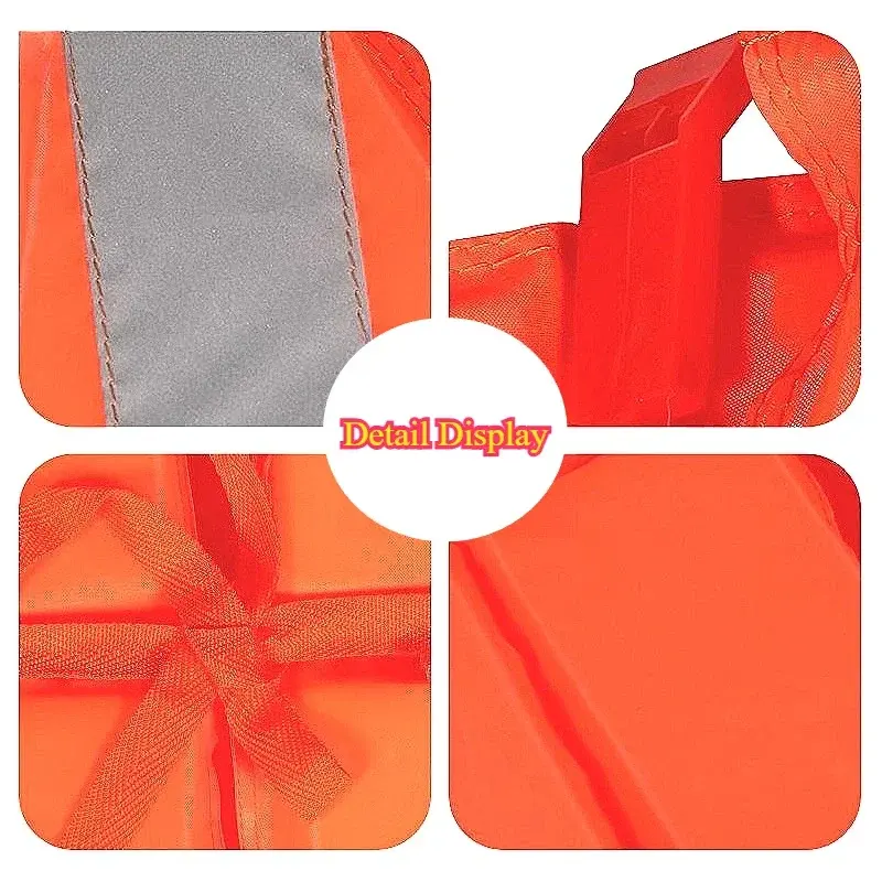 Swimming Life Vest Reflective Safety Clothing Adjustable Life Vest Water Buoyancy Jacket Swimming Safety Protection Accessories