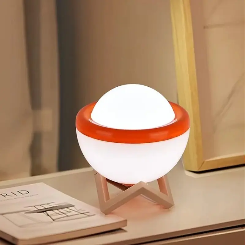 Tulip Shaped Desk Lamp Table Lamps Ambient Light Desktop Decorative Light Desktop Decorative Light USB Plug Bedroom Bedside Lamp