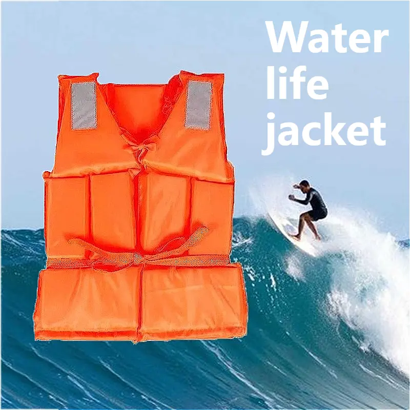 Swimming Life Vest Reflective Safety Clothing Adjustable Life Vest Water Buoyancy Jacket Swimming Safety Protection Accessories