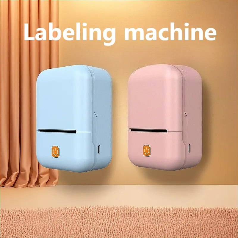 Name Sticker Printer Portable Label Thermal Printer Bluetooth Printer Labeling Equipment Sticker Print Device School Supplies