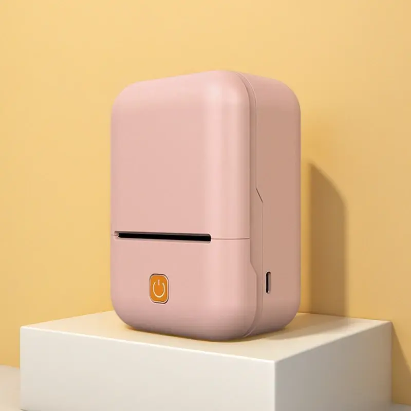 Name Sticker Printer Portable Label Thermal Printer Bluetooth Printer Labeling Equipment Sticker Print Device School Supplies