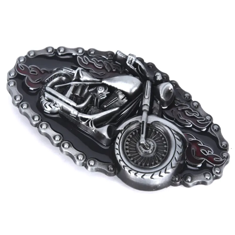 Fashion Men Vintage Motorcycle Modelling Cowboy Alloy Style Belt Buckle