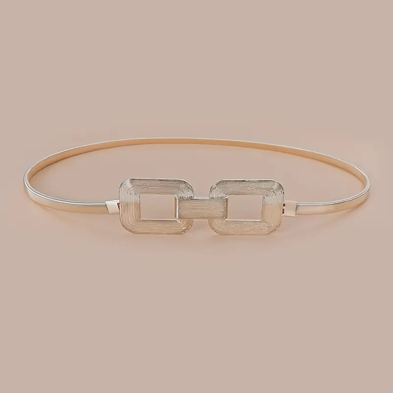 Fashion Gold Chain Belt Female Waist Adjustable Desinger Belts For Women High Quality Luxury Brand Punk Metal Dress Waistband