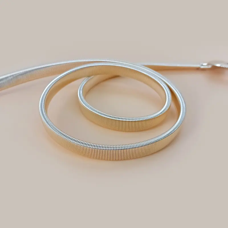 Fashion Gold Chain Belt Female Waist Adjustable Desinger Belts For Women High Quality Luxury Brand Punk Metal Dress Waistband