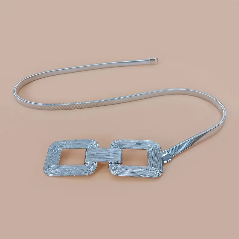Fashion Gold Chain Belt Female Waist Adjustable Desinger Belts For Women High Quality Luxury Brand Punk Metal Dress Waistband