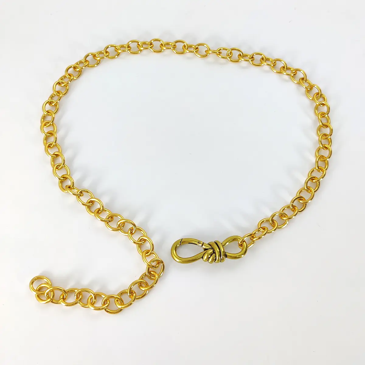 Fashion Gold Chain Belt Female Waist Designer Belts For Women High Quality Luxury Adjustable Easy Dress Golden Waistband