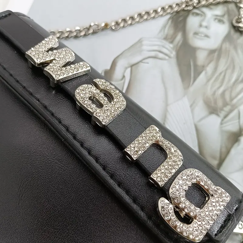 Rhinestone Wang Luxury Brands Diagonal package Belt Bag Female Punk Small Waistpack Goth Purse Belts For Women Party Decoration