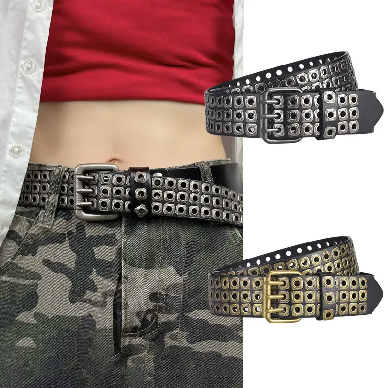 Unisex Punk Style Rivet Belt For Men Ideal choice for Gifts Plus Size Gothic decorative Waistband Female wide belt for Girdles