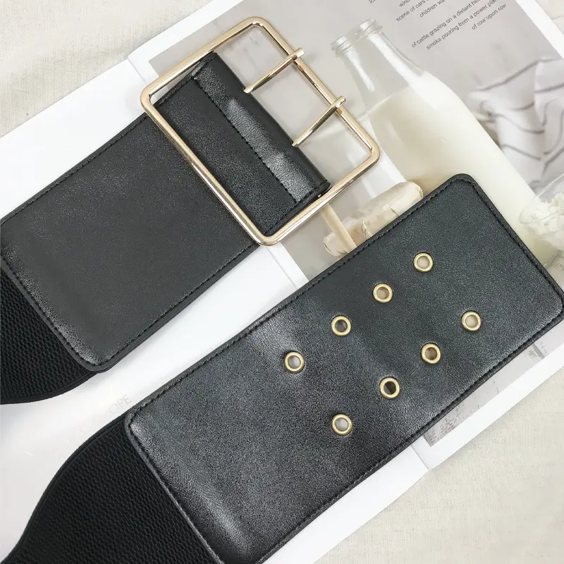 Elastic Wide Corset Belt Female Waist Big Belts For Women Designer Plus Size Waistband Ladies Coat Stretch Cummerbunds