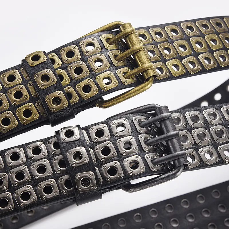 Unisex Punk Style Rivet Belt For Men Ideal choice for Gifts Plus Size Gothic decorative Waistband Female wide belt for Girdles