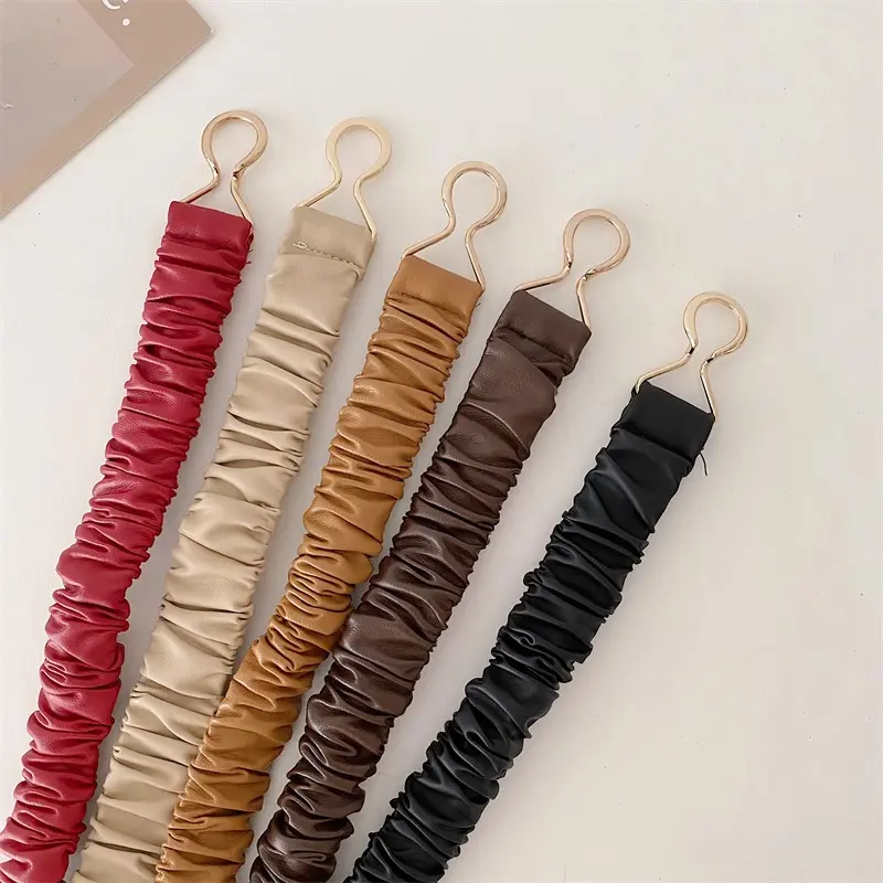 Fashion corset Belt for women plus size elegant high-end luxury brands Elastic cummerbund Black Desiner Women's belt female