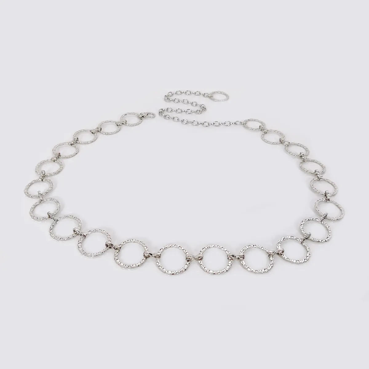 Elegant ladies metal waist chain Gold round body chain sexy Waistband Pants Classic circle Belts for Women Hip Hop Style