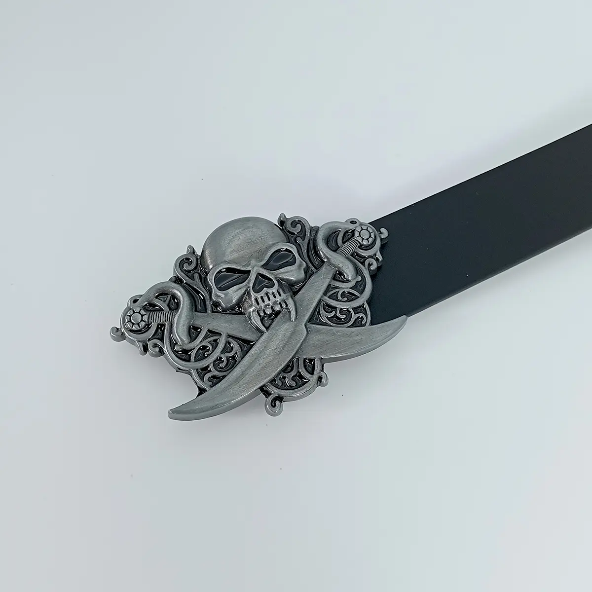 Designer Punk Belts For Women High Quality Luxury Brand Skull with knife Rivet Unisex Waist  Men Waistband Goth Belt for Jeans
