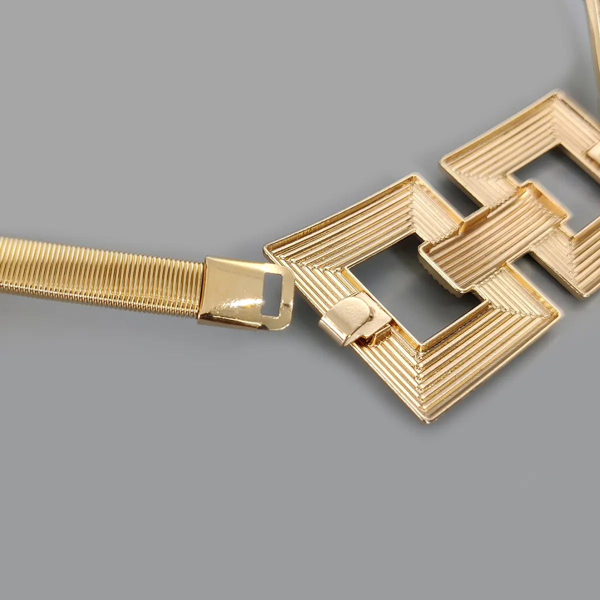 Fashion Gold Chain Belt Female Waist Elastic Thin Waistband Designer Belts For Women High Quality Luxury Silver Metal Corset