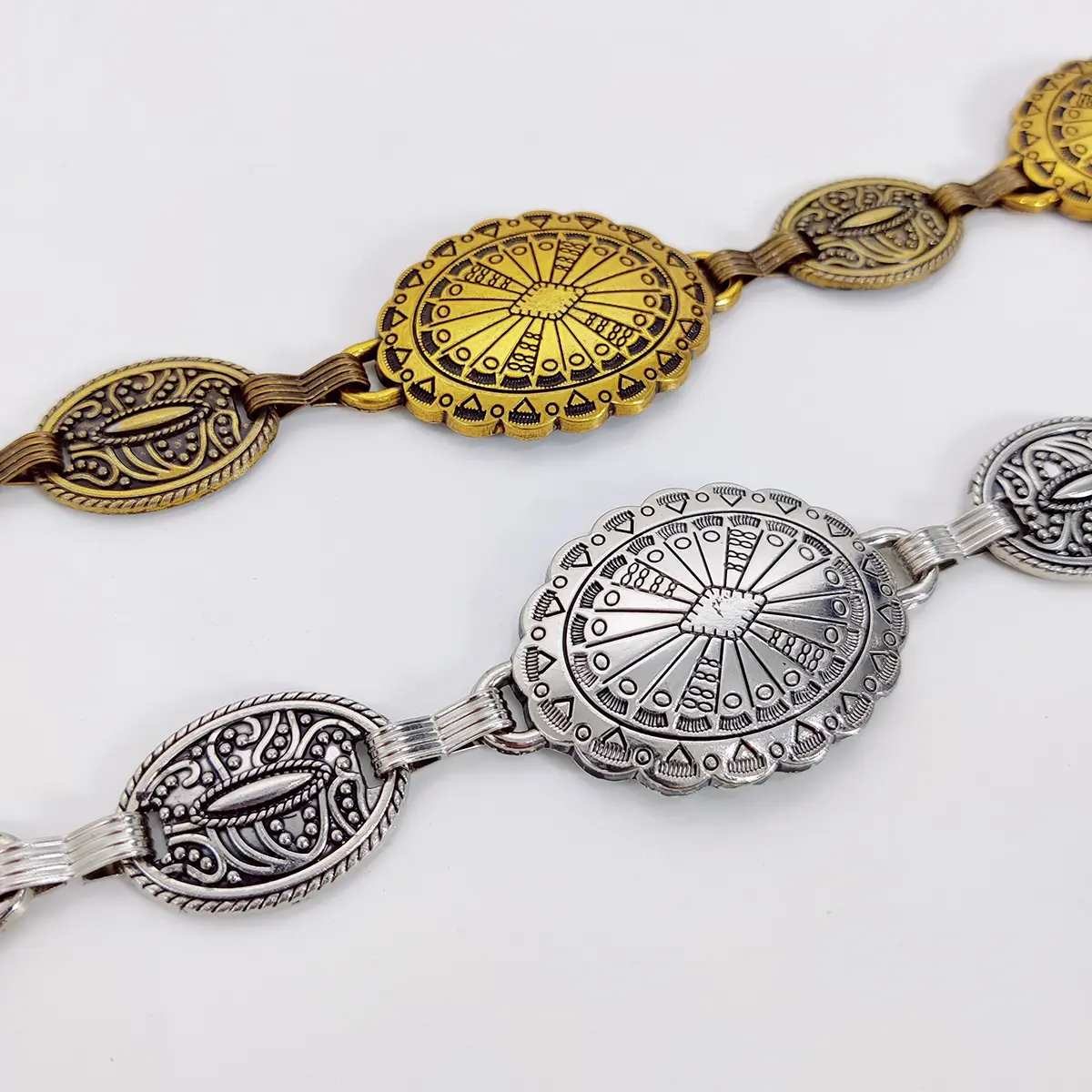 Designer Belts For Women High Quality Y2K Goth Female Waist Tassel Belly Dance Waist Chain Adjustable Long Golden Belt Punk