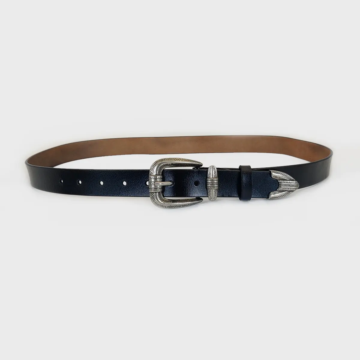 Unisex Men Belts For Women High Quality Large size Leather belt Luxury Brand Punk Belt Y2K Gothic Cowgirl Black Belt for jeans