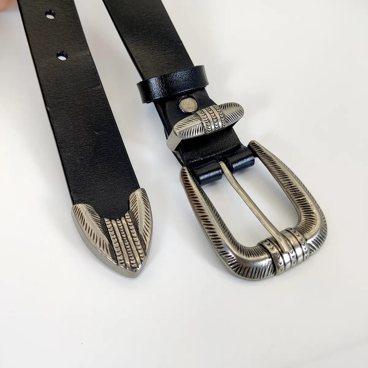 Unisex Men Belts For Women High Quality Large size Leather belt Luxury Brand Punk Belt Y2K Gothic Cowgirl Black Belt for jeans