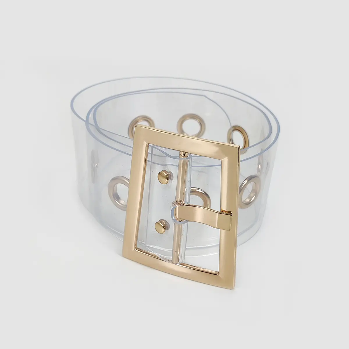 Wide Transparent PVC Designer Belts For Women High Quality Female White Clear White Dress Waistband Corset Belt Jeans Accessory