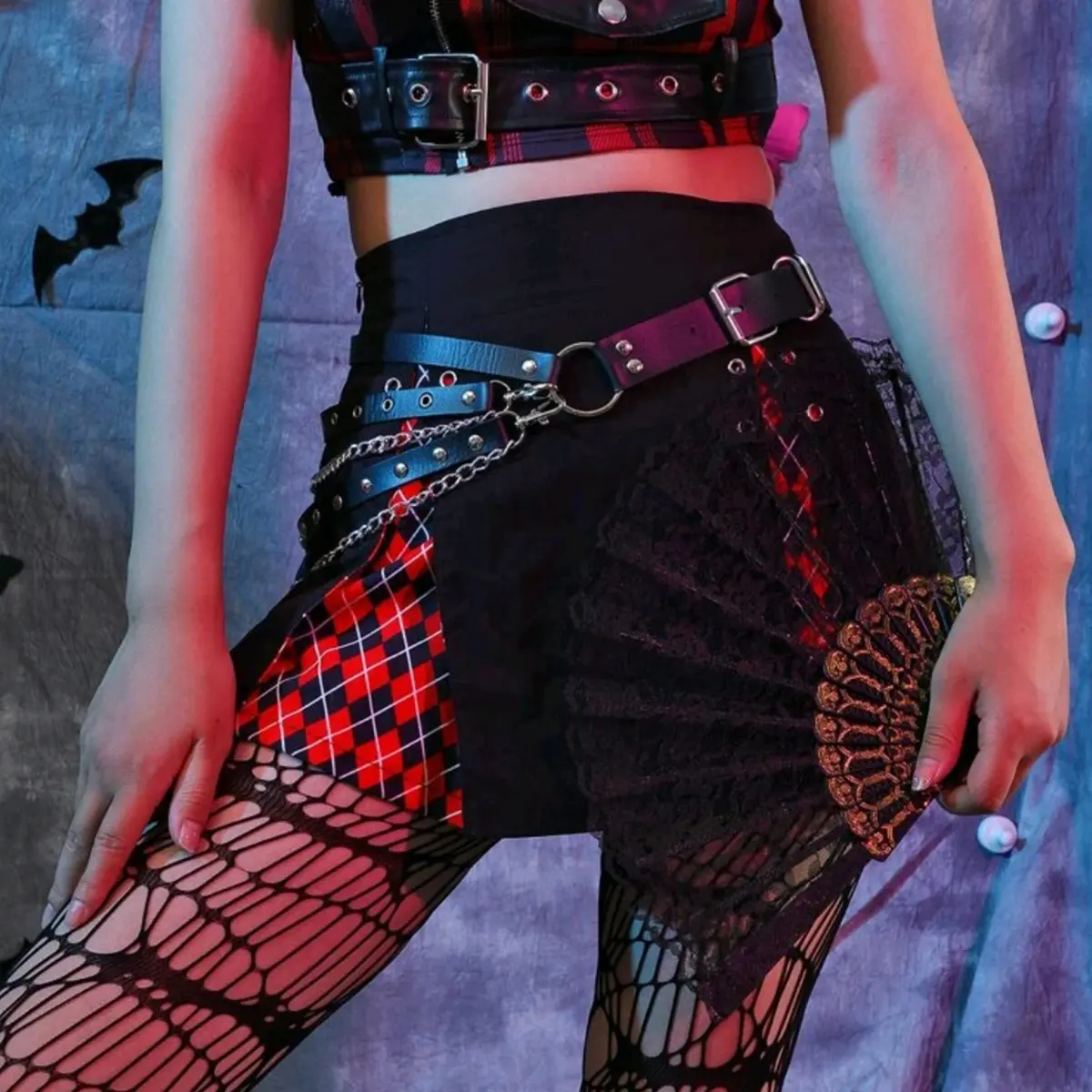 Punk Goth Tassel Corset Belt Black Female Waist Chain Belts For Women High Quality Adjustable Waistband Rivet Inlay Cummerbunds