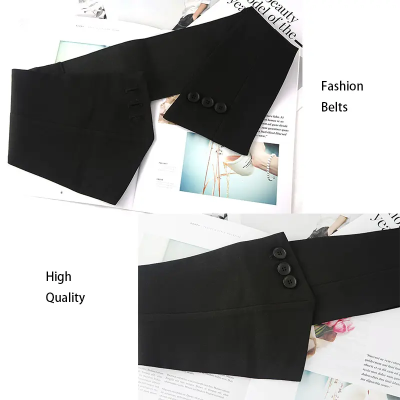 Wide Waist Corset Belts For Women Suit fabric Belt Female High-end Luxury Brands Shirt Dress T-Shirt Belt Elegant Cummerbunds
