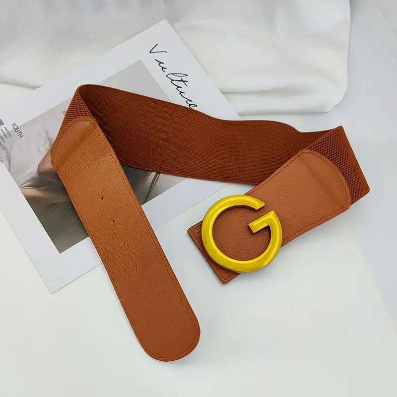 Fashion Wide Designer Belts For Women High Quality Luxury Brand Black Leather White Plus Size Corset Belt Brown Waistband