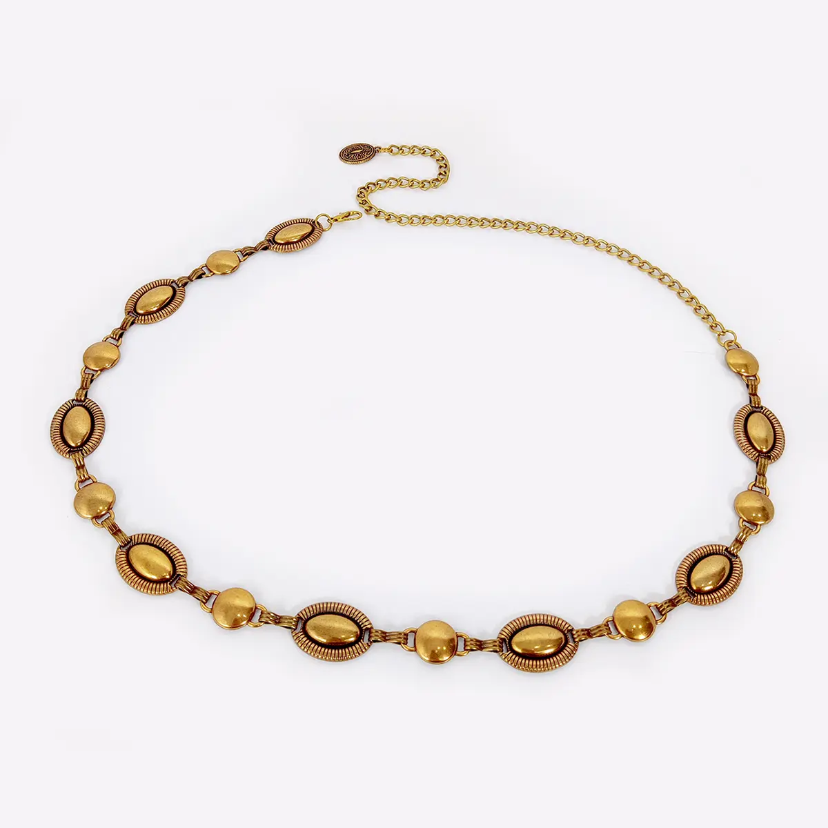 Metal Chain Belts for Women Cowgirl Western Country Chain Belt Adjustable Concho Waistband for Sweaters Dresses Jeans