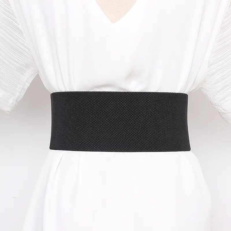 Plus Size Elastic Corset Belt Female Waist Wide Belts For Women Designer High Quality Stretch Cummerbunds Dress Waistband