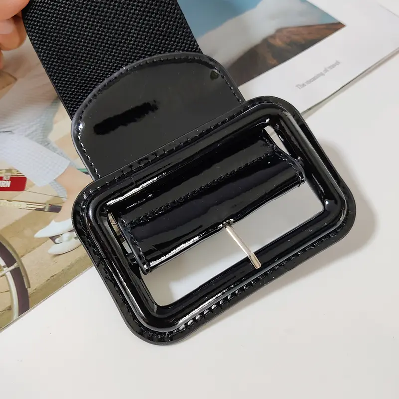 Plus Size Elastic Black Corset Belt Female Waist Big Wide Stretch Cummerbunds Red Designer Belts For Women Waistband Shapper