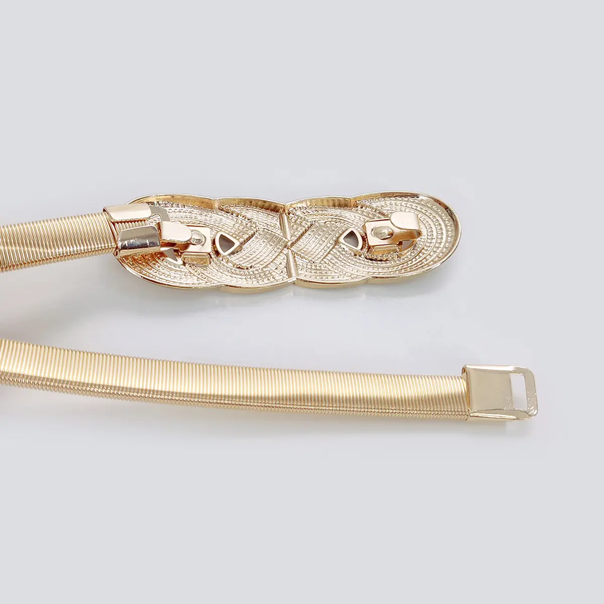 Fashion Vintage Gold Chain Belt Female Waist Elastic Dress Waistband Ladies Silver Metal Belts For Women Luxury Y2k Accessory
