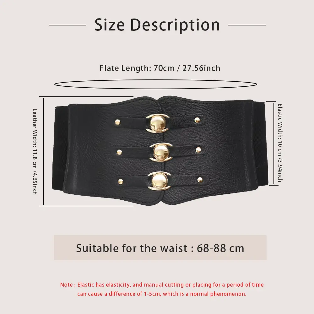 Elastic Wide Corset Belts For Women Waist Plus Size Belt Female Dress Waistband Big Stretch Cummerbunds Clothes Accessory