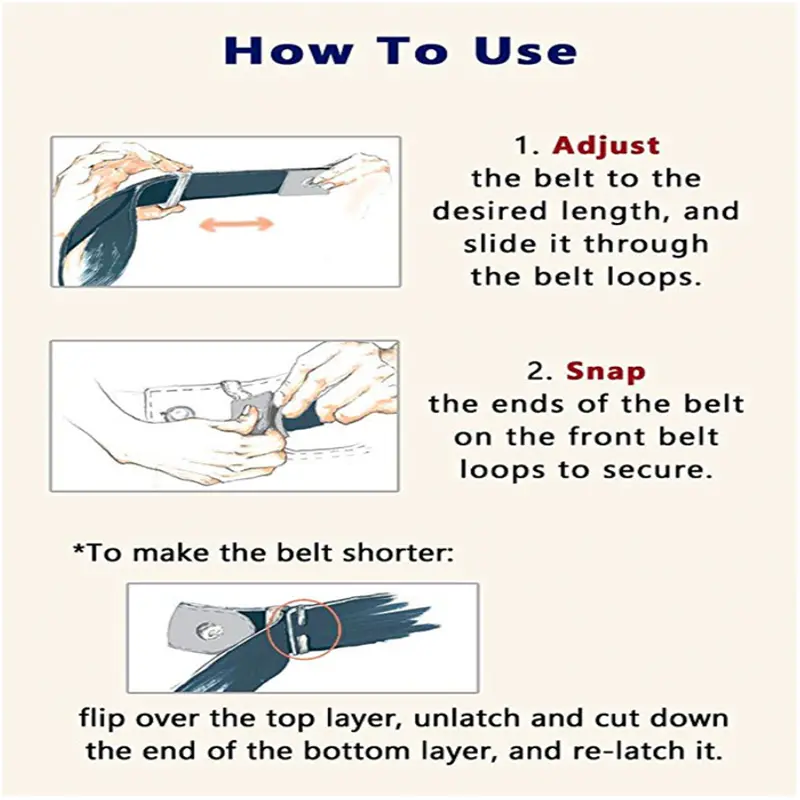 Girls and Boys Elastic Jeans Belt Without Buckle Kids Easybelt Adjustable Stretch Strap fashion Student Waistband Belts
