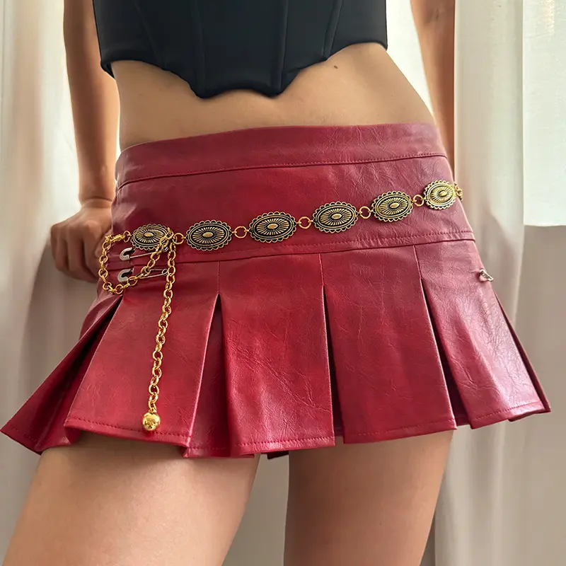 Elegant Ladies Metal Waist Chain Belt Ethnic and Bohemian style versatile belt for women suit for dress and Jeans