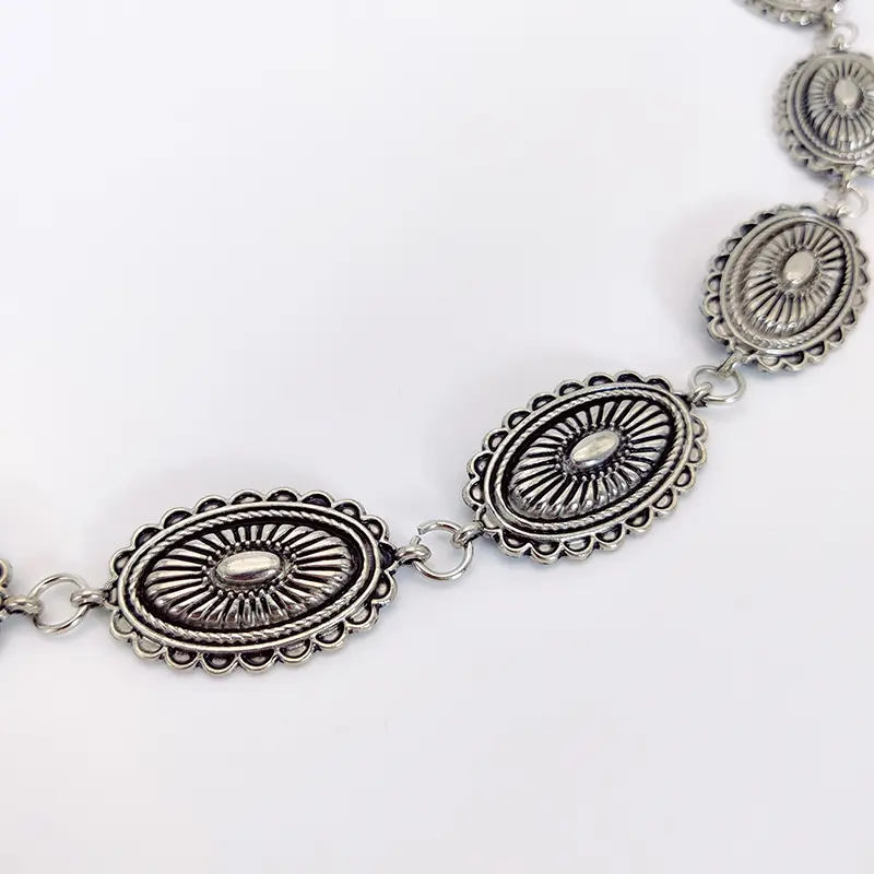 Elegant Ladies Metal Waist Chain Belt Ethnic and Bohemian style versatile belt for women suit for dress and Jeans