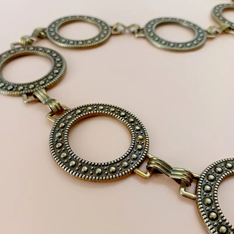 Fashion Gold Chain Belt Female Waist Adjustable Desinger Belts For Women High Quality Luxury Brand Punk Metal Dress Waistband