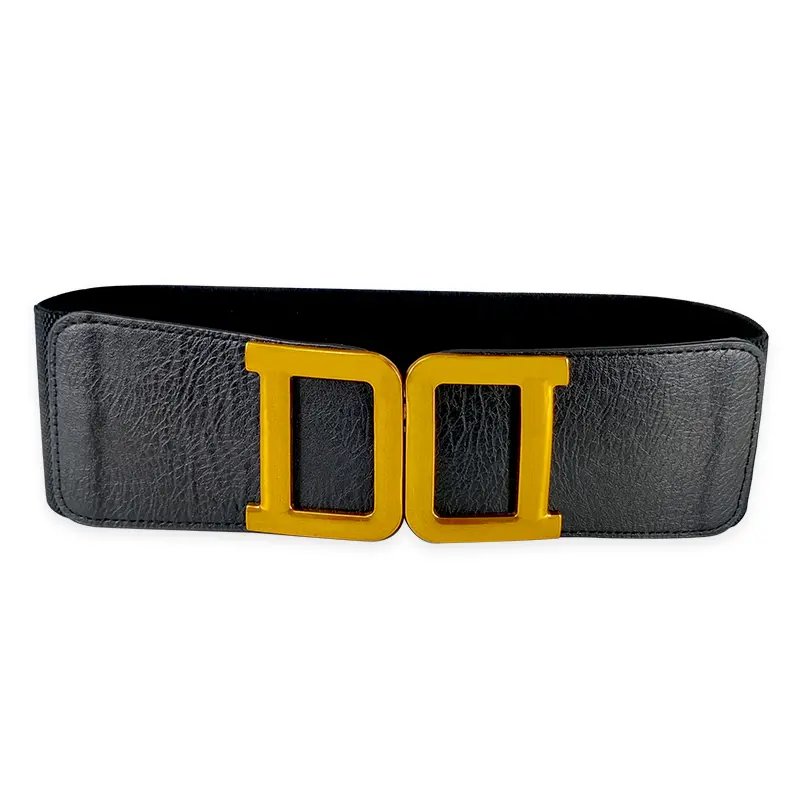 Fashion D Wide belt for Women Elastic Gothic corset belt high-end luxury brands Women's belt female Punk western Y2k belt