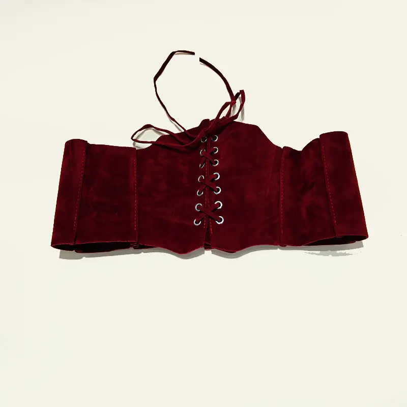 Boho Suede Pu Leather Corset Belt For Women Wrap Around Obi Style Cinch Waistband Black Cummerbund Brown Western Cowboy Belt