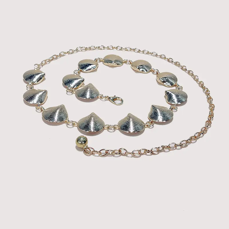 Ethnic Style Shell Waist Chain Bohemian Versatile Belt For Women High-end Dress Waistband Retro Simple Belt Gifts For Women