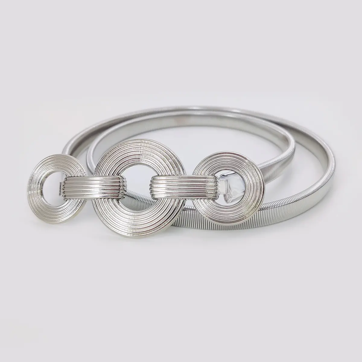 Fashion Gold Chain Belt Female Waist Elastic Dress Waistband Ladies Silver Metal Belts For Women Luxury Y2k Accessory