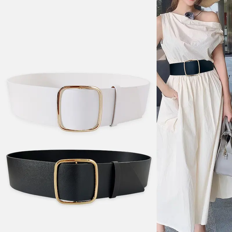 Plus Size Corset Belt Female Waist Wide Waistband Designer Belts For Women High Quality Big Dress Strap No Pin Coat Belt