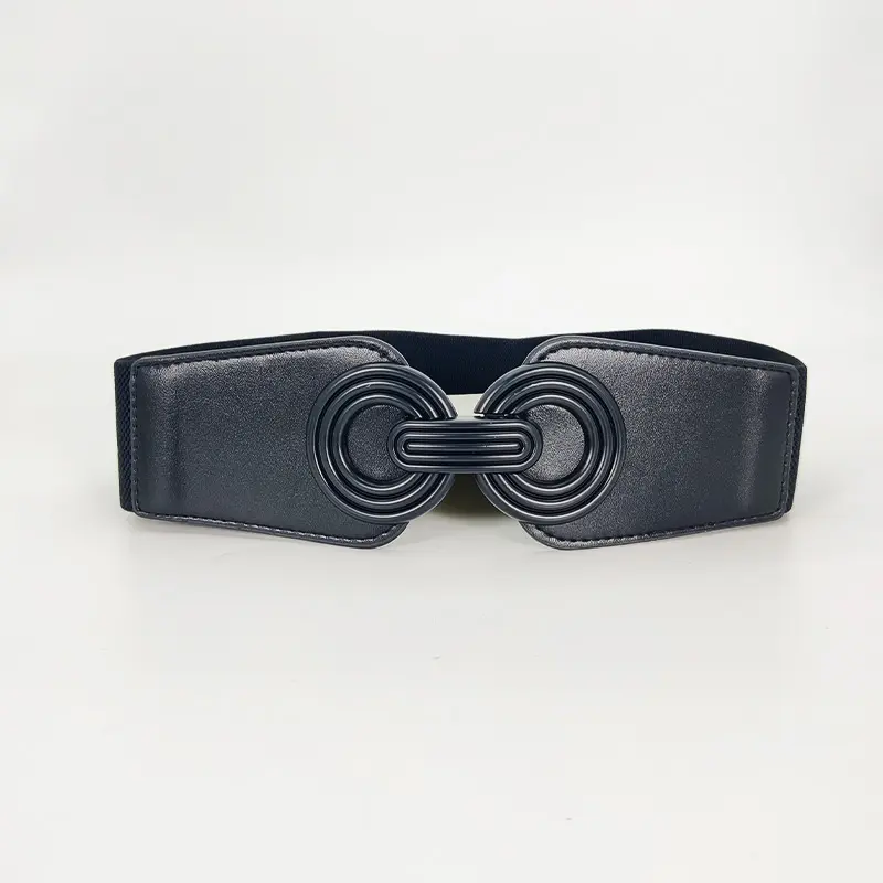 Elegant Plus Size Wide Corset Belt for women Circle Designer high-end luxury brand Fashion Women's belt female Elastic Waistband