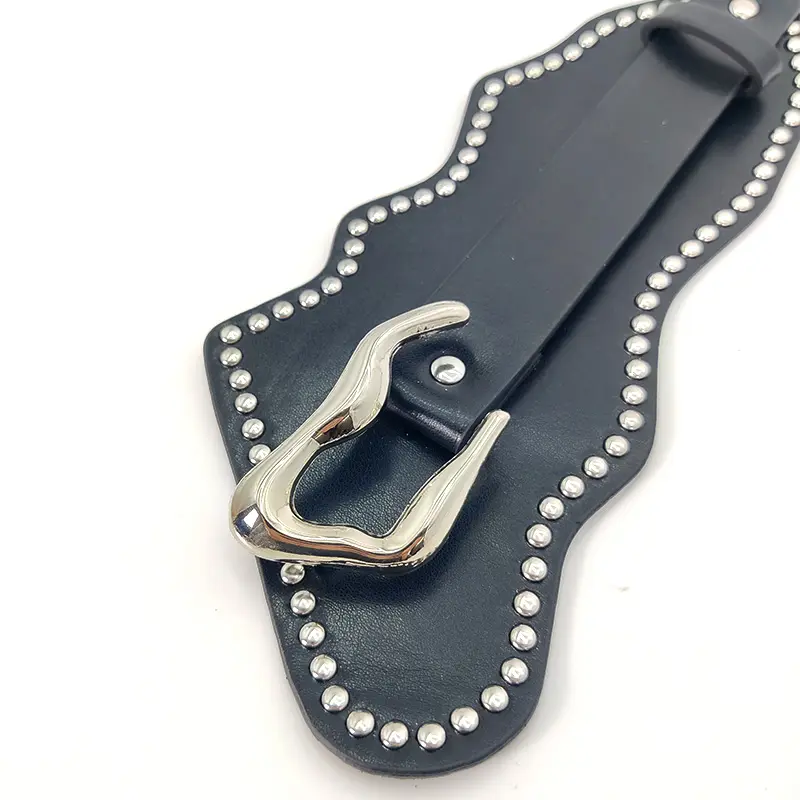 Spice Girl Rivet Punk accessories Belt For Women Gothic Y2K Belt For Ladies Girl wide belt Female Personality Dress jeans belt