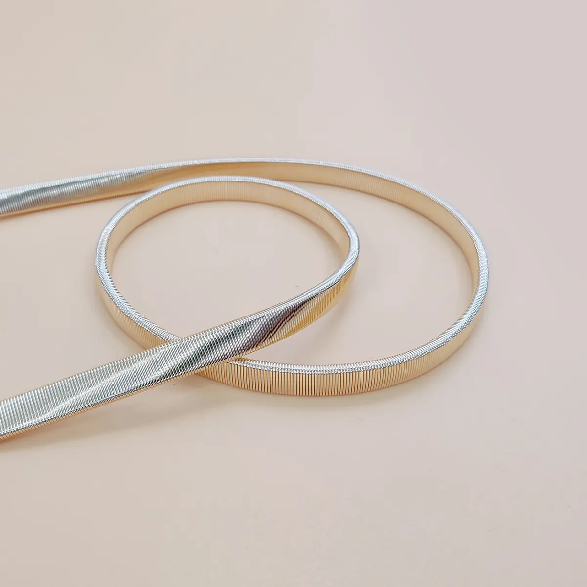 Fashion Leaf Gold Chain Belt Female Waist Elastic Dress Waistband Ladies Silver Metal Belts For Women Luxury Y2k Accessory