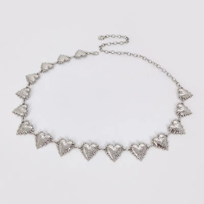 Fashion Lover Heart Tassle Waist Chain Belt Female Designer Luxury Elegant Belts For Women Punk Gothic Y2K Dress Jeans Waistband