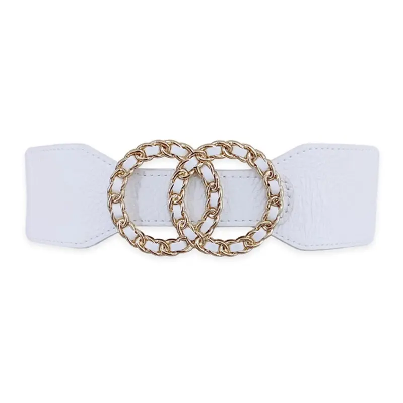 Fashion Wide belt for Women Elastic Gothic corset belt high-end luxury brands Women's belt female Black Punk western Y2k belt