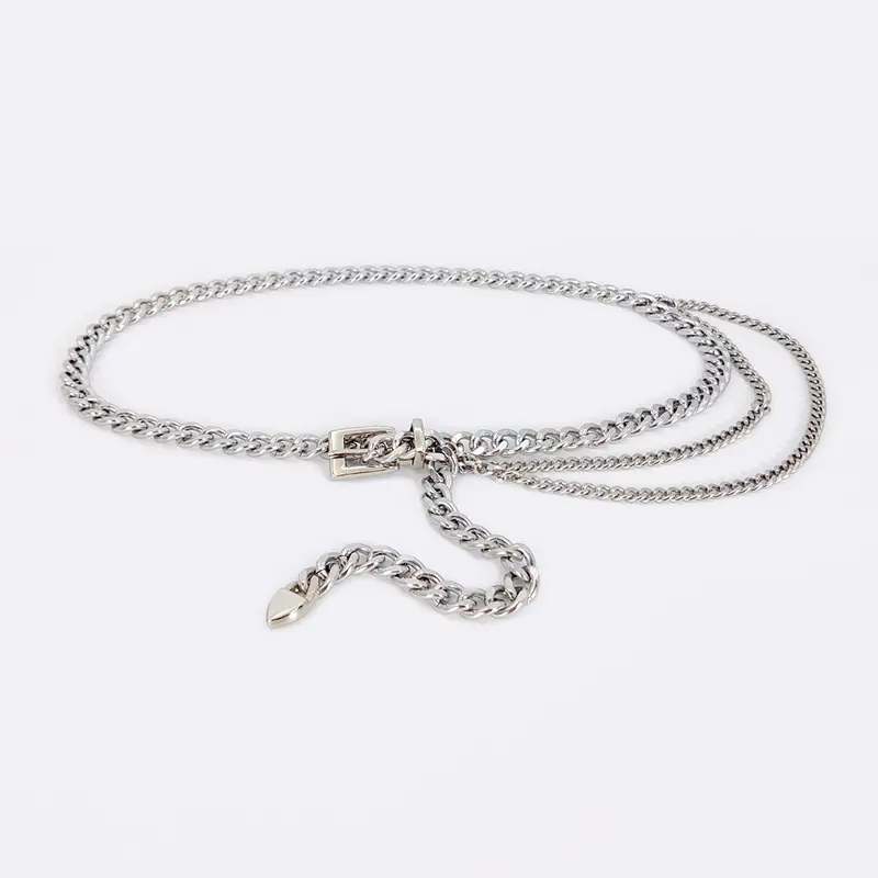Fashion Women's Waist Chain Belt Punk Hip Hop Style Dress Belts for Women Cowgirl Western Adjustable tassel Body Accesory
