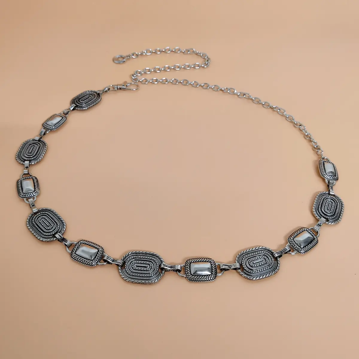 Fashion Vintage Silver Metal Dress Belt Female Waist Gold Chain Belts For Women High Quality Luxry Jeans Punk Accessory Goth