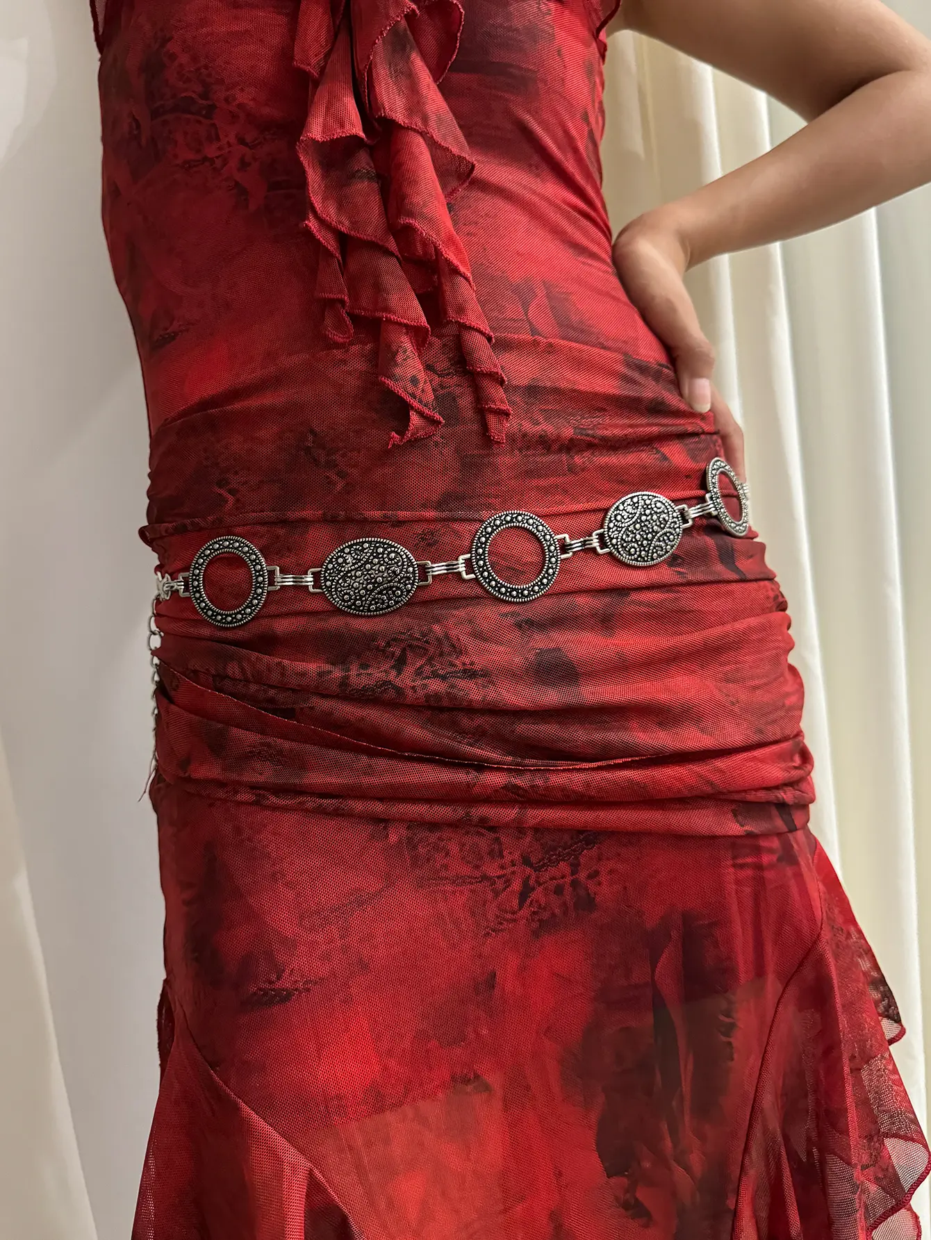 Fashion Gold Chain Belt Female Waist Adjustable Desinger Belts For Women High Quality Luxury Brand Punk Metal Dress Waistband