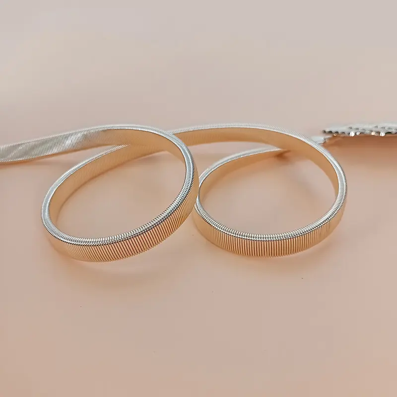 Retro Gold Chain Belt Female Waist Adjustable Desinger Leaf Decorative Belts For Women Y2K Punk Metal Dress Waistband