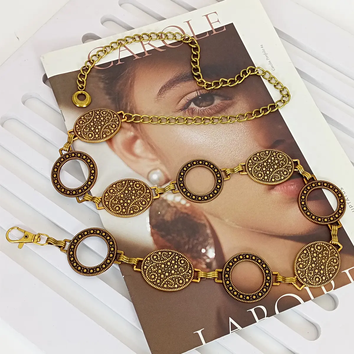 Fashion Gold Chain Belt Female Waist Adjustable Desinger Belts For Women High Quality Luxury Brand Punk Metal Dress Waistband